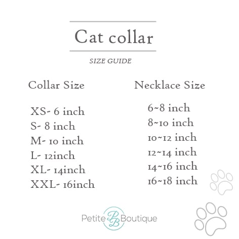 Personalized Cat Collar - Cat ID Tag