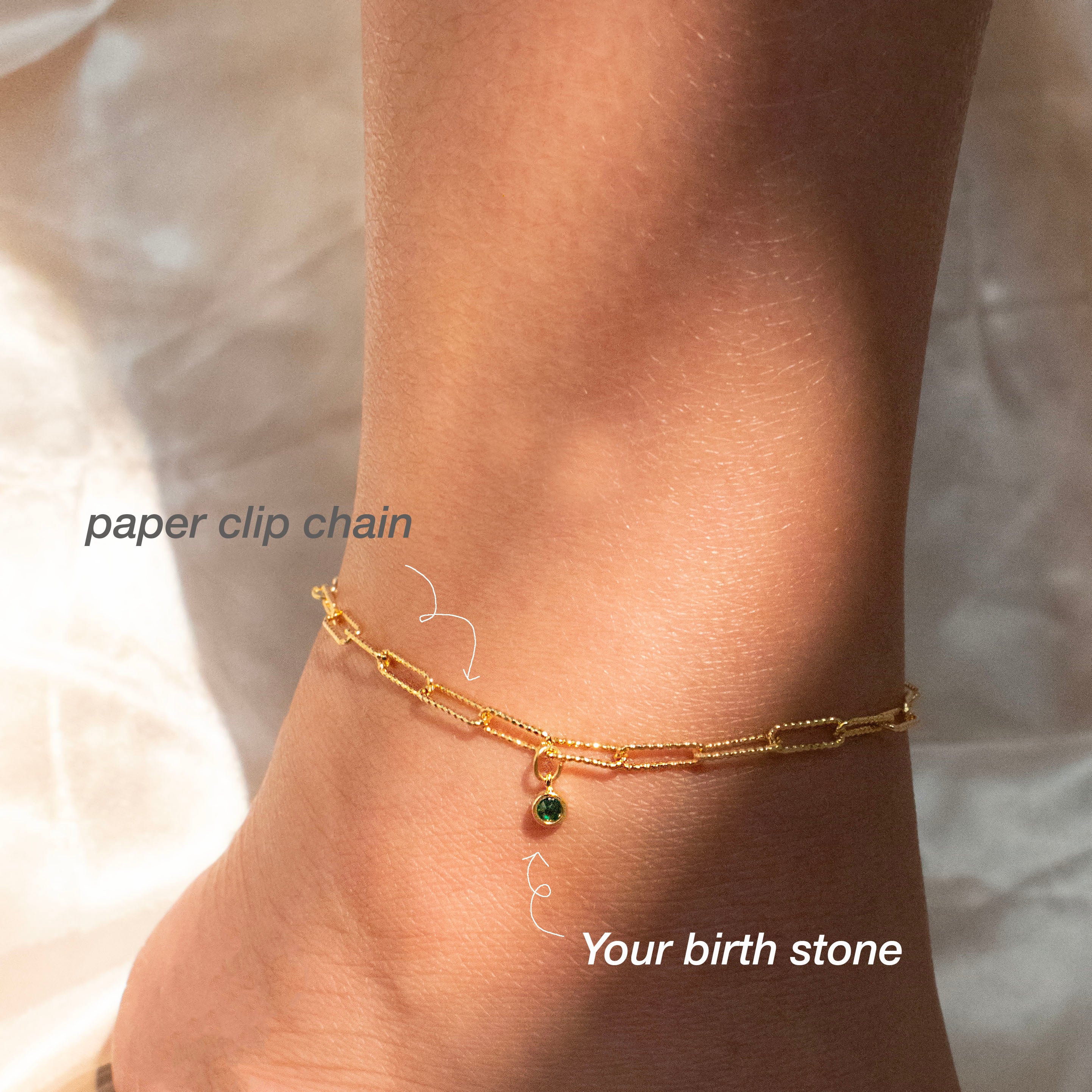 Chain anklet deals