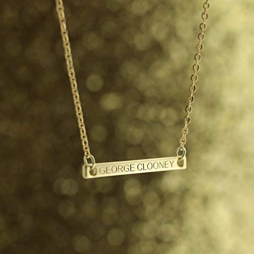 Custom Engraved Necklace - Gift for her