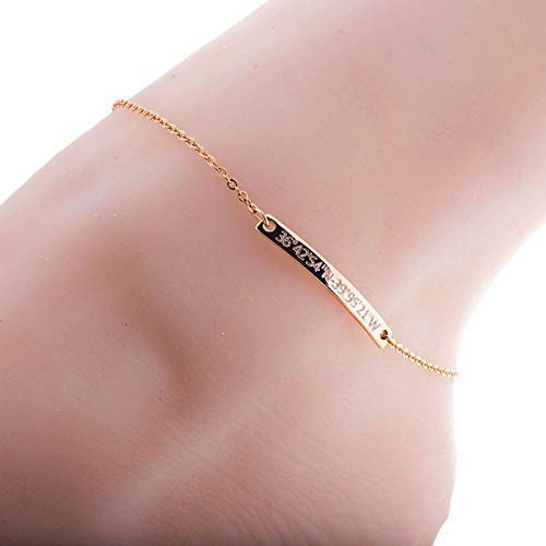Personalized Initial Anklet - Gift for her