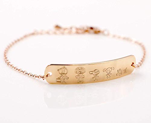 Family Stick Figure Bracelet - Petite Boutique