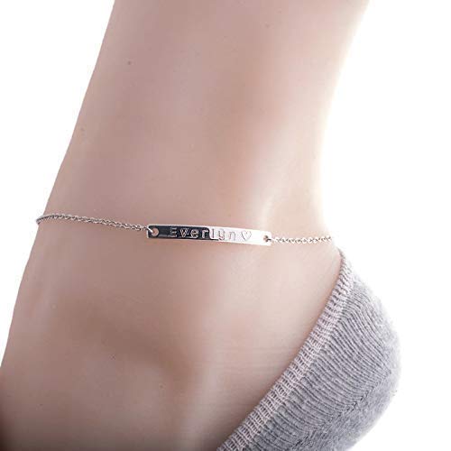 Buy Customized Coordinates Anklet - Personalized Elegance in 16K Gold, Silver, and Rose Gold at Petite Boutique