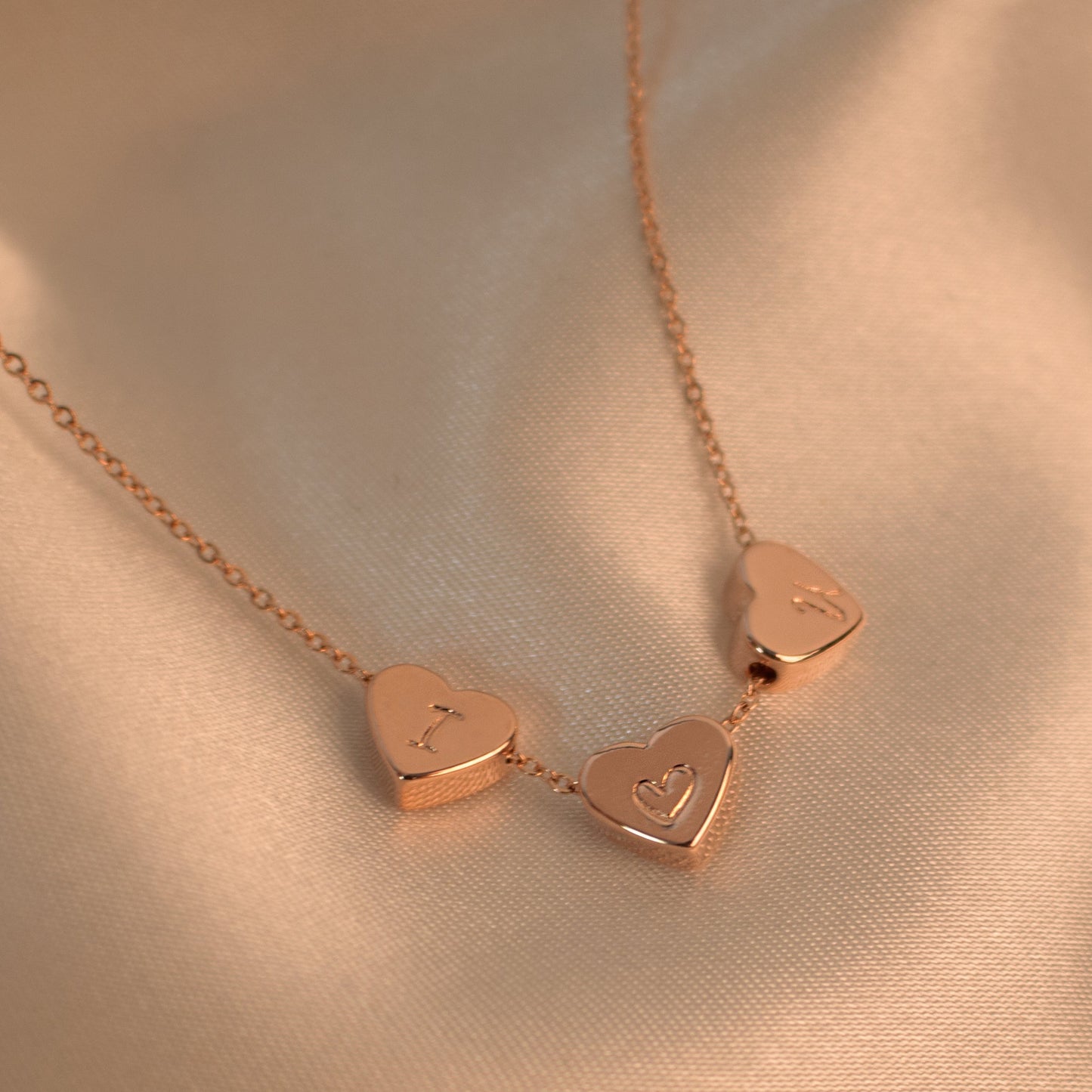 Copy of Heart charm initial Necklace - Personalized Jewelry