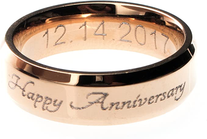 Custom Engraved Ring for Women and Men