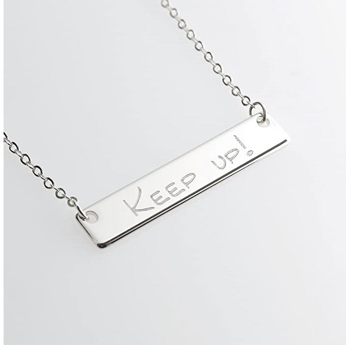 Buy Customizable Your Name Bar Necklace - Personalized Jewelry in 16k Rose Gold at Petite Boutique