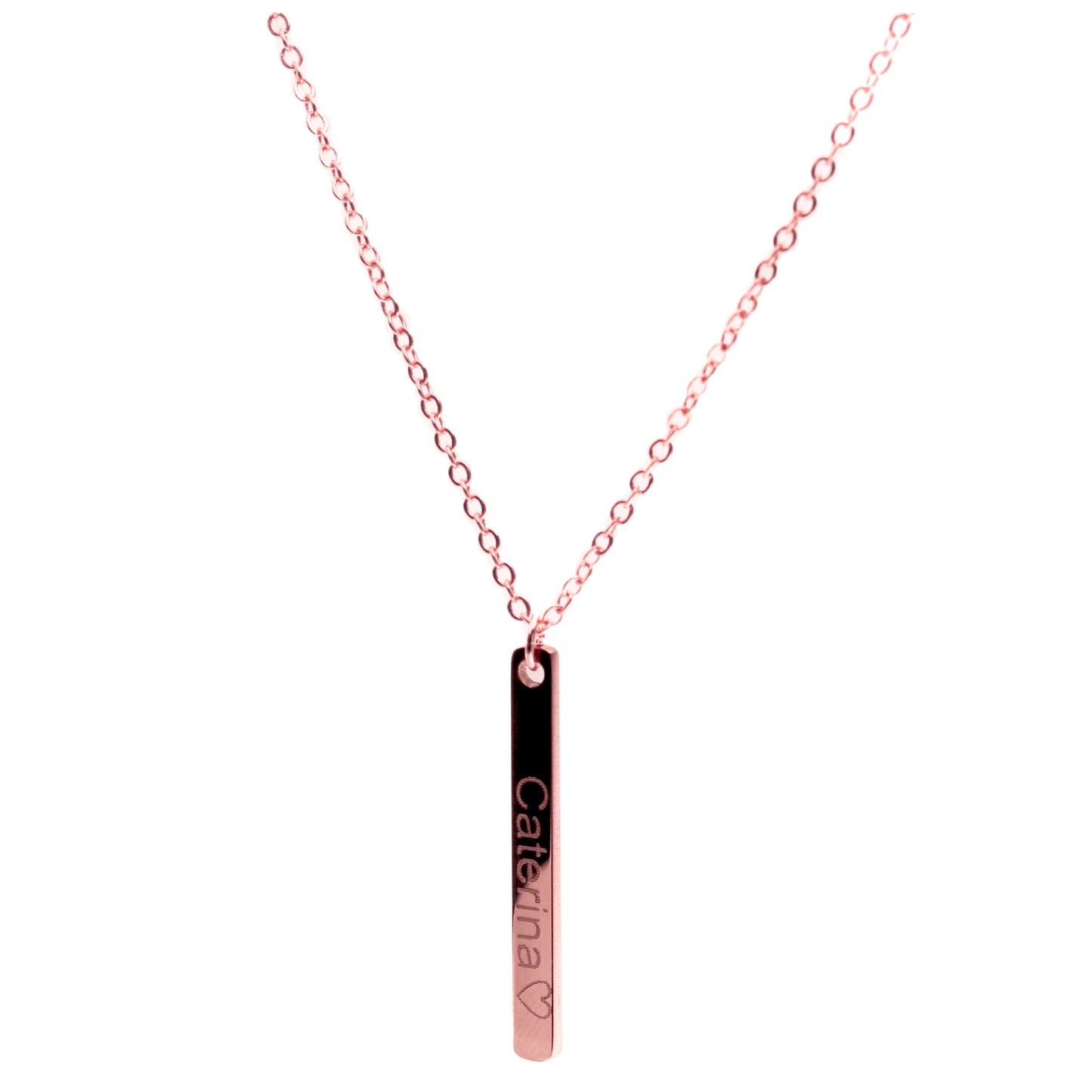 Vertical Personalized Name Necklace for gift