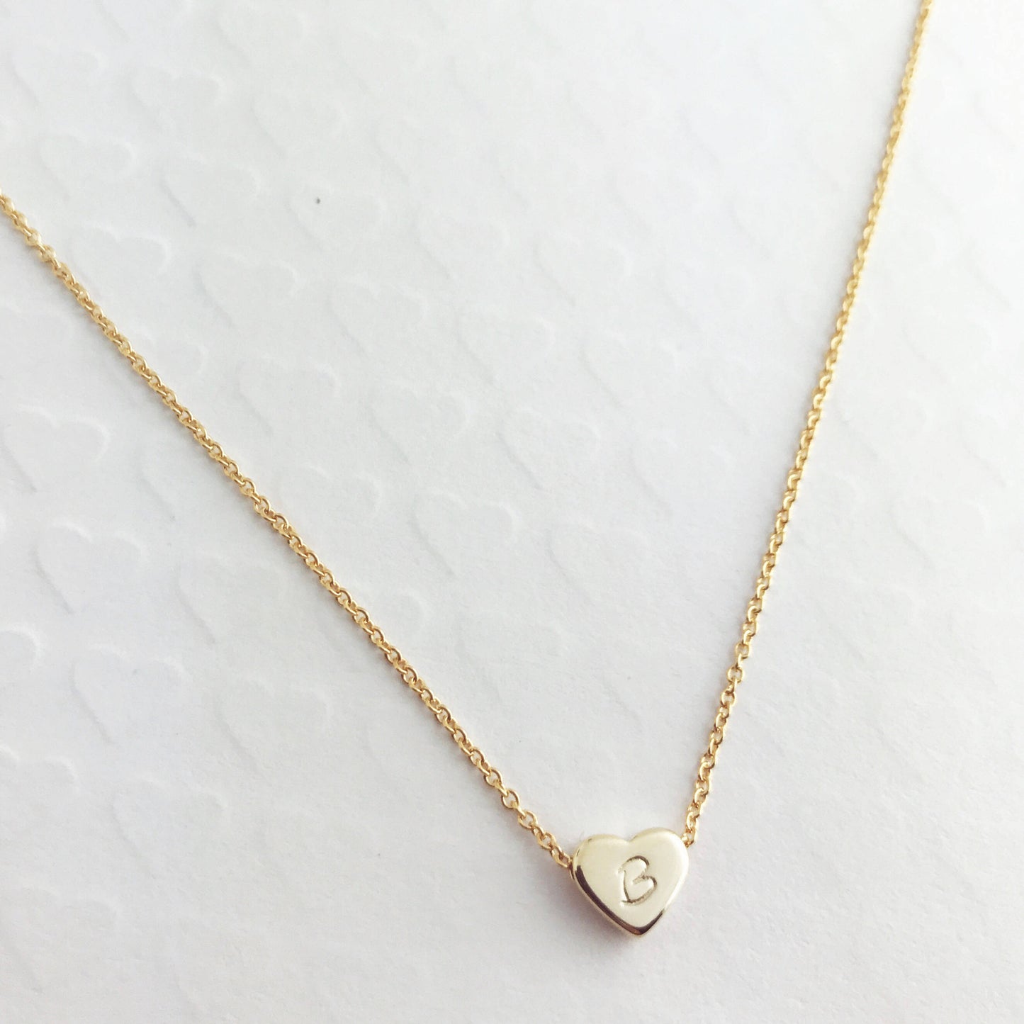 Personalized Initial Heart necklace