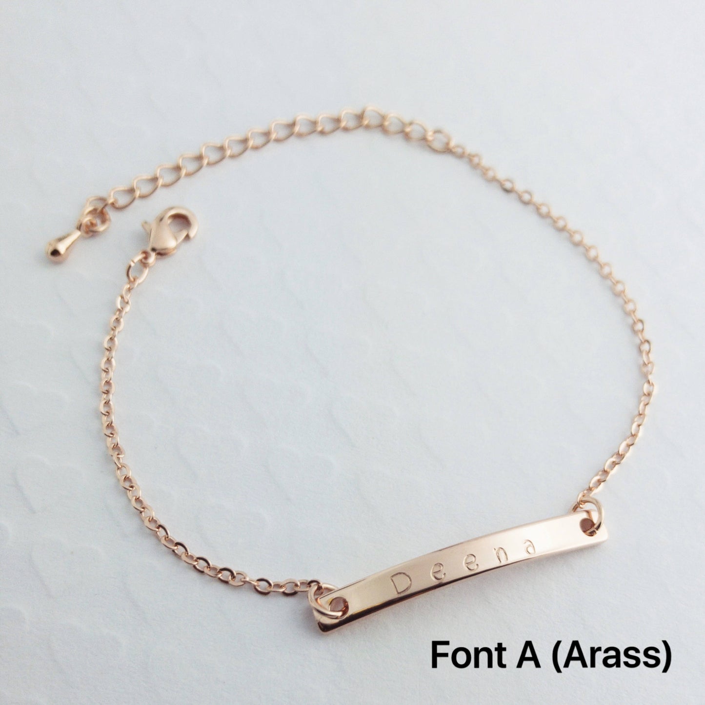 Customized Elegant Name Bar bracelet