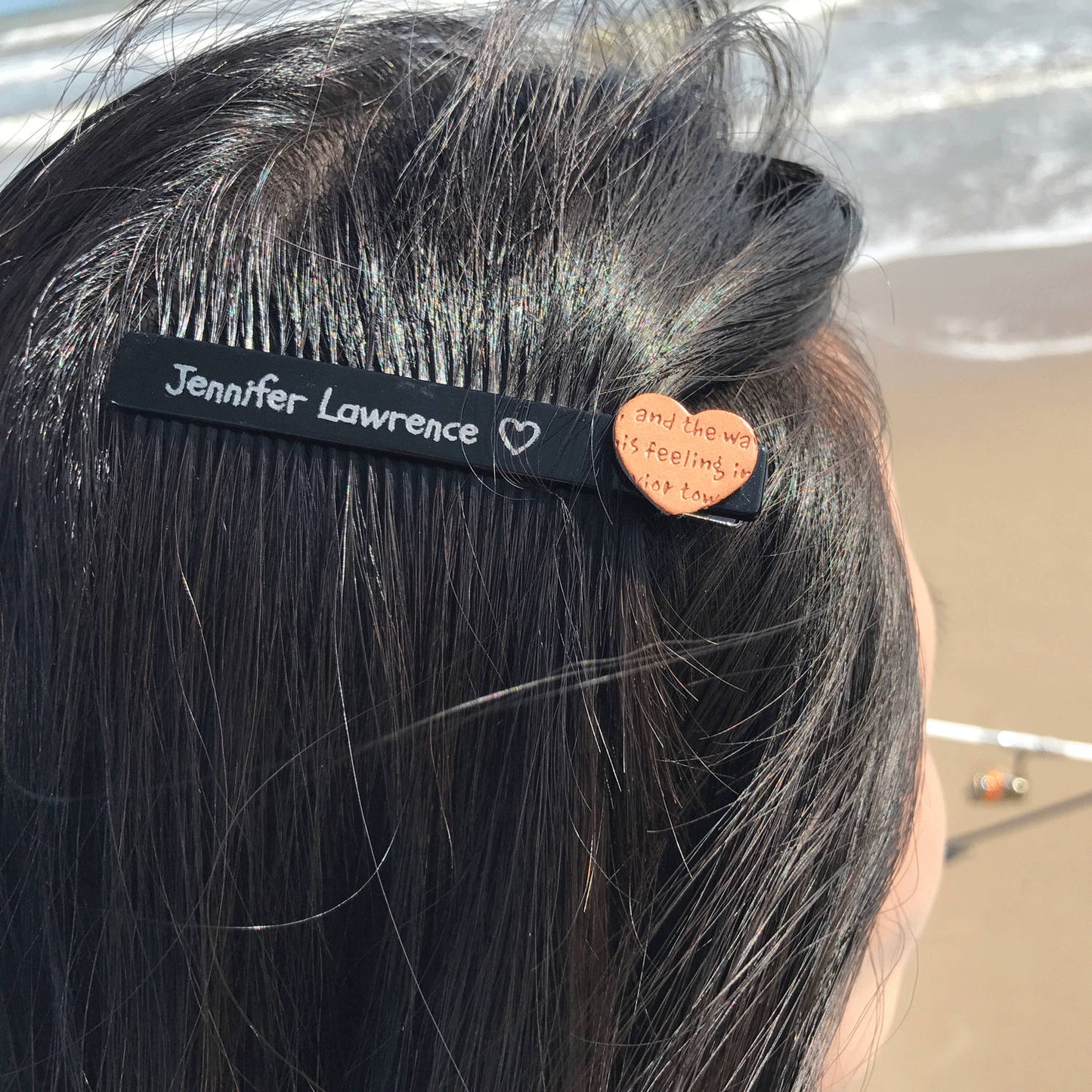 Personalized Hair Clip Hair Accessory