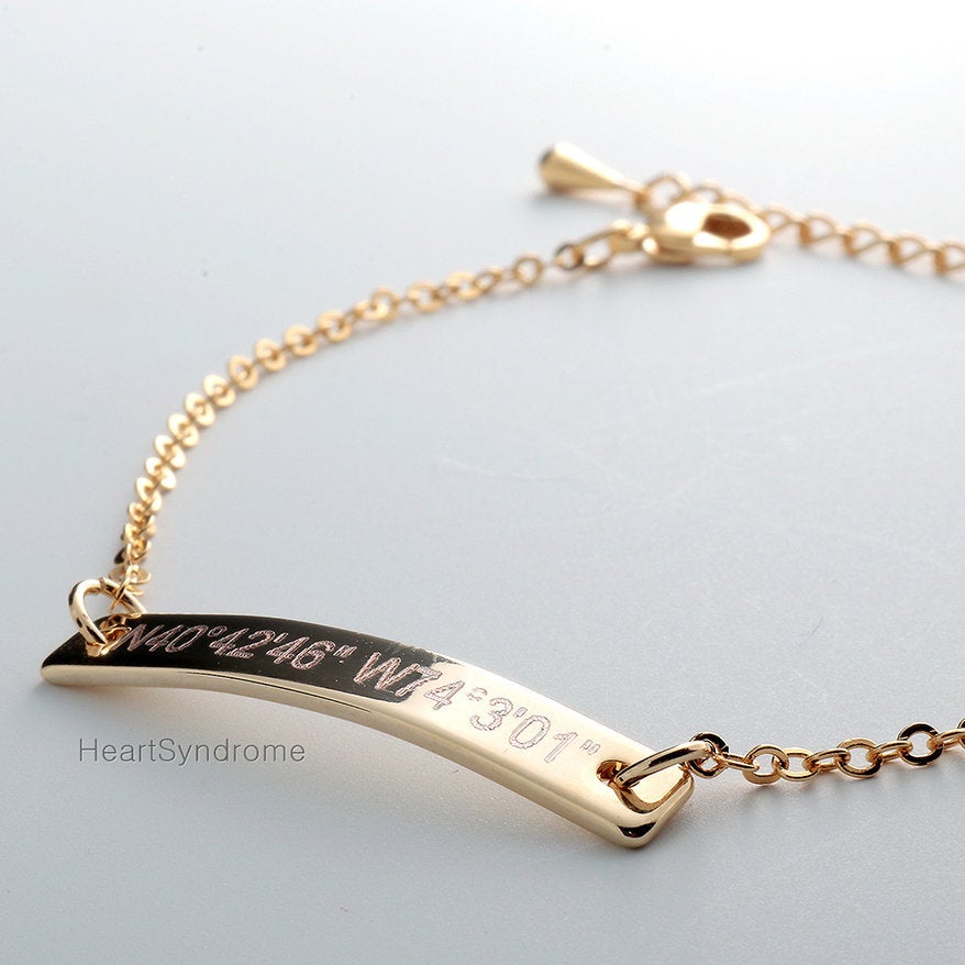 Customize Name Bracelet - 16K Gold plated